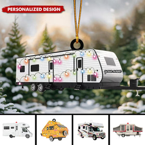 2024 New Release Personalized Camping Car Christmas Ornament-Gifts For Camping Lovers