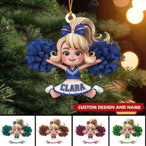 2024 New Release Personalized Cheerleading Christmas Ornaments -Gifts For Cheerleading Lovers