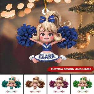 2024 New Release Personalized Cheerleading Christmas Ornaments -Gifts For Cheerleading Lovers