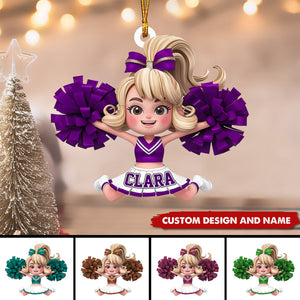 2024 New Release Personalized Cheerleading Christmas Ornaments -Gifts For Cheerleading Lovers