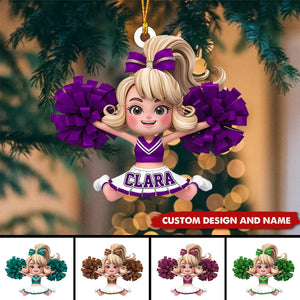 2024 New Release Personalized Cheerleading Christmas Ornaments -Gifts For Cheerleading Lovers