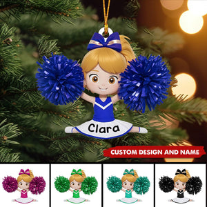 2024 New Release Personalized Cheerleading Christmas Ornaments -Gifts For Cheerleading Lovers