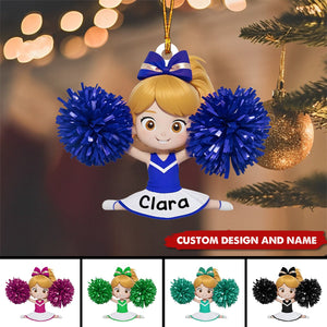 2024 New Release Personalized Cheerleading Christmas Ornaments -Gifts For Cheerleading Lovers