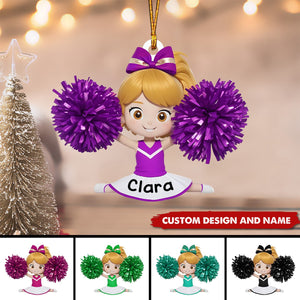 2024 New Release Personalized Cheerleading Christmas Ornaments -Gifts For Cheerleading Lovers