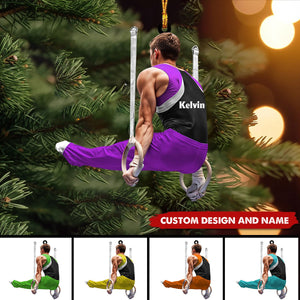 2024 New Release Personalized Gymnastics Christmas Ornaments -Gifts For Gymnast