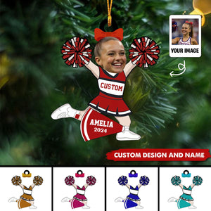 2024 New Release Personalized Cheerleading Christmas Ornaments -Gifts For Cheerleader