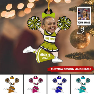 2024 New Release Personalized Cheerleading Christmas Ornaments -Gifts For Cheerleader