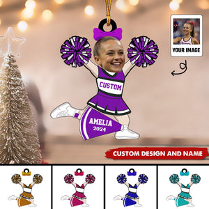 2024 New Release Personalized Cheerleading Christmas Ornaments -Gifts For Cheerleader