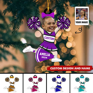 2024 New Release Personalized Cheerleading Christmas Ornaments -Gifts For Cheerleader