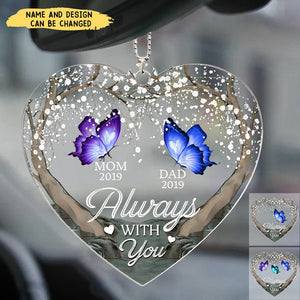 A Special Place In My Heart - Memorial Personalized Custom Ornament - Acrylic Heart Shaped, Sympathy Gift For Family Members, Pet Owners, Pet Lovers