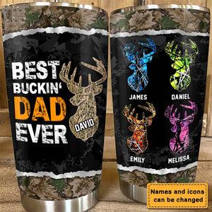 Buckin Dad Steel Tumbler