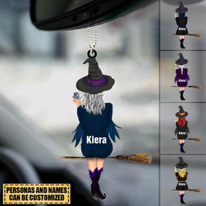 Custom Personalized Witchy Car Hang Ornament