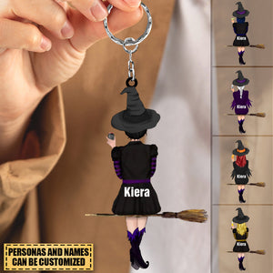 Custom Personalized Witchy Acrylic Keychain