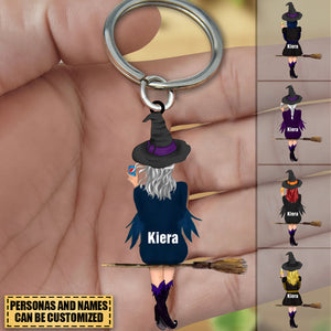 Custom Personalized Witchy Acrylic Keychain