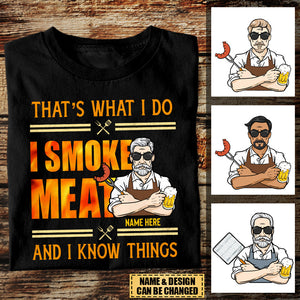 BBQ The Grillfather Dad T Shirt