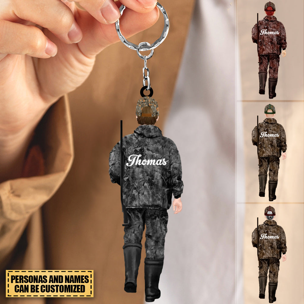 Custom Personalized Hunting Acrylic Keychain