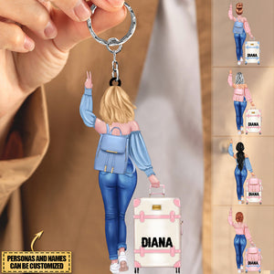 It's Girls Trip - Personalized Acrylic Keychain