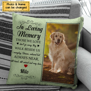 In Loving Memory - Personalized Memorial Pillow